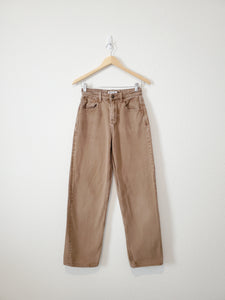Motel Brown Relaxed Jeans (XS)