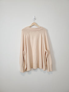 Cream Collared Sweater (3X)