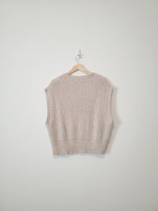 Cable Knit Sweater Vest (L)