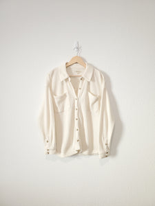 Madewell Waffle Button Up (M)