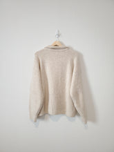 Load image into Gallery viewer, Cozy Half Zip Knit Pullover (L)
