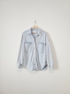 Z Supply Faded Denim Button Up (S)