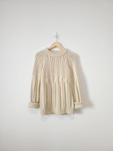 Vintage Chunky Knit Sweater (L)