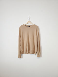 Naadam Camel Cashmere Sweater (M)