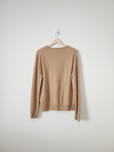 Naadam Camel Cashmere Sweater (M)