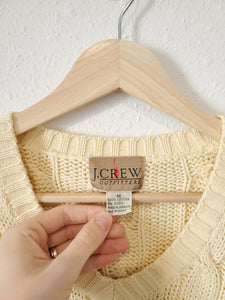 Vintage J.Crew Cable Knit Sweater (M)