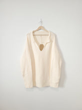 Load image into Gallery viewer, NEW Listicle Cream Oversized Sweater (L)
