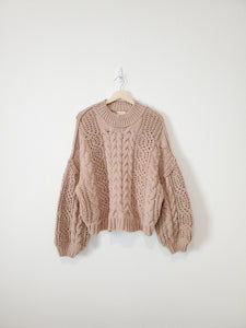 Pol Chunky Oversized Sweater (M)