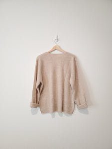Vintage Oat Wool Sweater (XL)