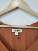 Burnt Orange Tiered Top (L)