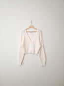 Cable Knit Crop Sweater (M)