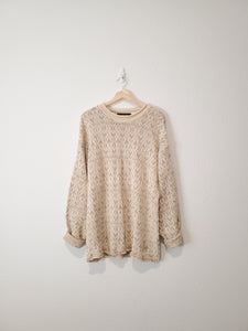 Vintage Neutral Sweater (L)
