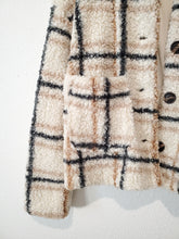 Load image into Gallery viewer, Plaid Sherpa Jacket (L)
