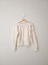 Load image into Gallery viewer, Textured Square Neck Sweater (S)
