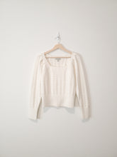 Load image into Gallery viewer, Textured Square Neck Sweater (S)
