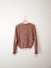 Load image into Gallery viewer, Rust Marled Crop Cardigan (M)
