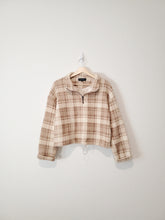 Load image into Gallery viewer, Plaid Sherpa Quarter Zip (M)
