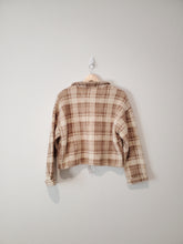 Load image into Gallery viewer, Plaid Sherpa Quarter Zip (M)
