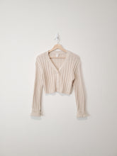 Load image into Gallery viewer, Ribbed Knit Crop Sweater (XS)
