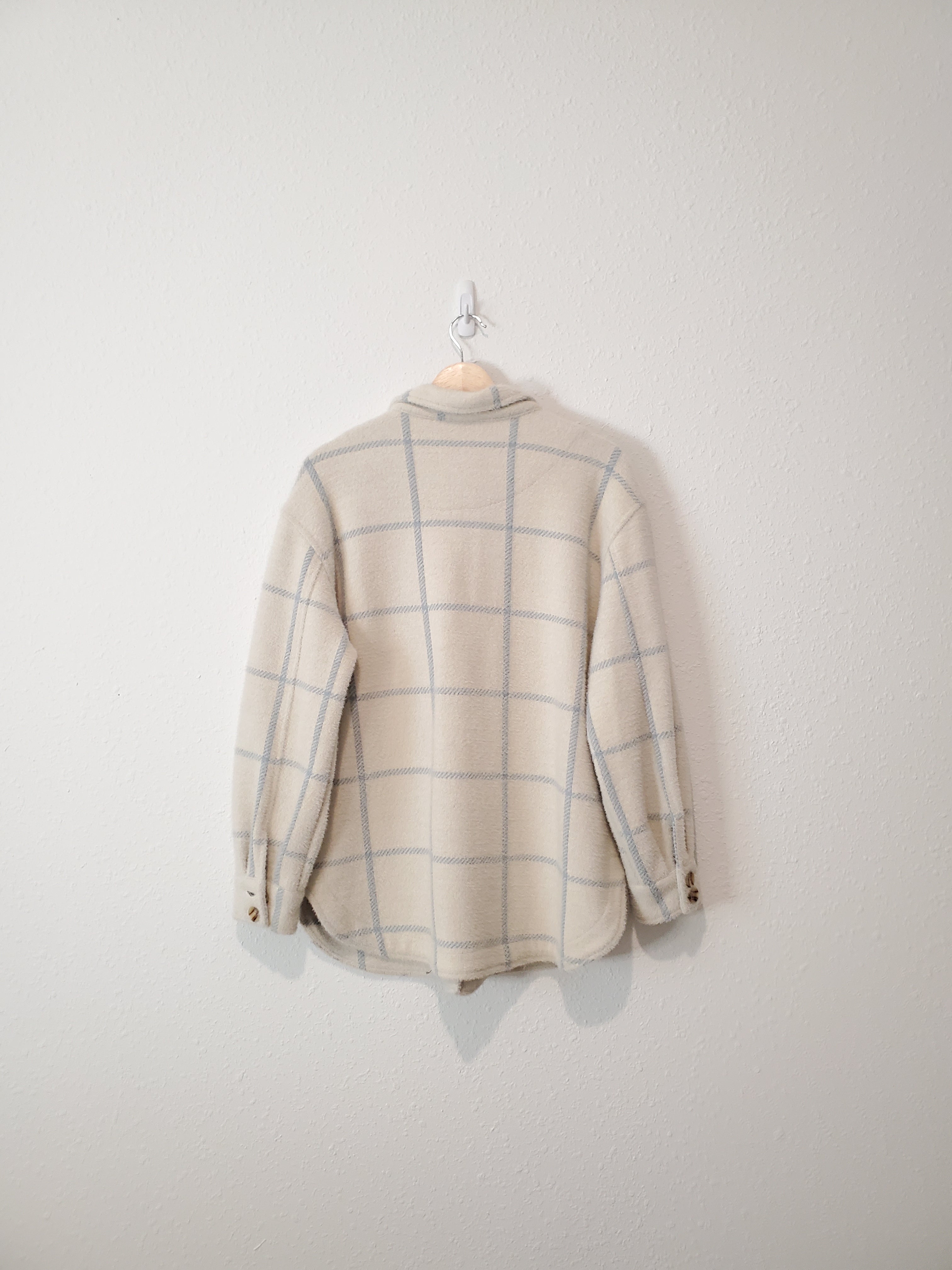 Z Supply Plaid Trucker Shirt Jacket (S)