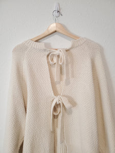 Lulus Tie Back Sweater (S)