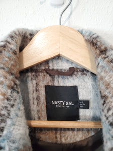 Nasty Gal Checkered Overcoat (2)