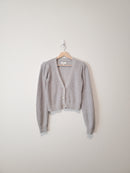 Aerie Puff Sleeve Cardigan (XS)