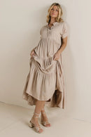 Bohme Flowy Midi Dress (S)