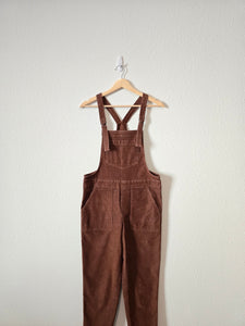 Aerie Brown Cord Overalls (XS)