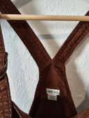 Aerie Brown Cord Overalls (XS)