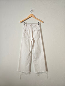 Zara White Marine Straight Pants (2)