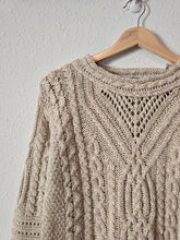 Load image into Gallery viewer, Vintage Linen Cable Knit Sweater (M)
