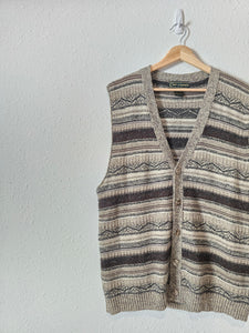 Vintage Knit Sweater Vest (LT)
