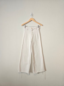 Zara White Marine Straight Pants (2)