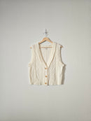 Cable Knit Sweater Vest (L)