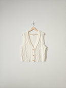 Cable Knit Sweater Vest (L)