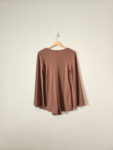 Load image into Gallery viewer, Brown Bell Sleeve Romper (S)
