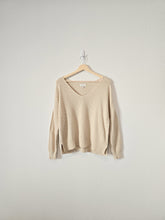 Load image into Gallery viewer, Cream Waffle Knit Sweater (M)
