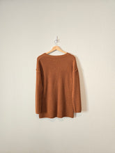 Load image into Gallery viewer, Waffle Knit Henley Sweater (M)
