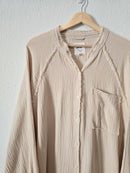 Aerie Gauze Button Up (XL)