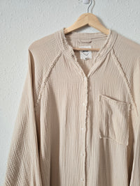 Aerie Gauze Button Up (XL)