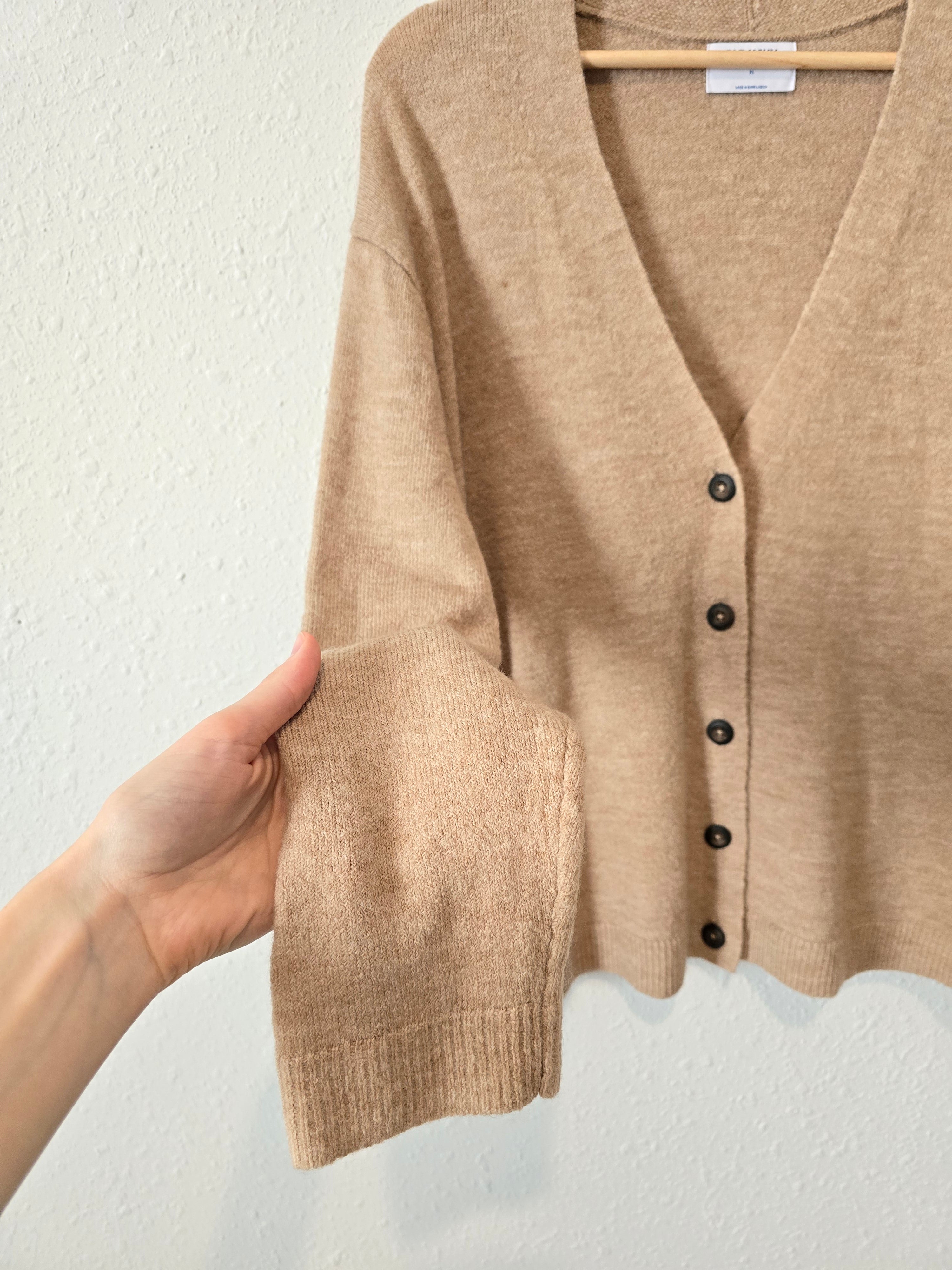 Neutral Slouchy Soft Cardigan (XL)