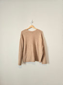 Neutral Slouchy Soft Cardigan (XL)