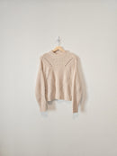 Mock Neck Knit Sweater (XS)