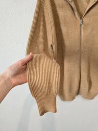 Zara Full Zip Knit Sweater (L)