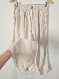 Madewell Linen Straight Pants (XS)