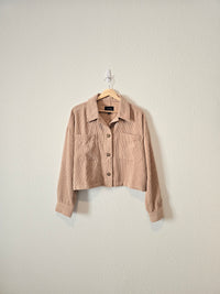 Cropped Cord Button Up (L)