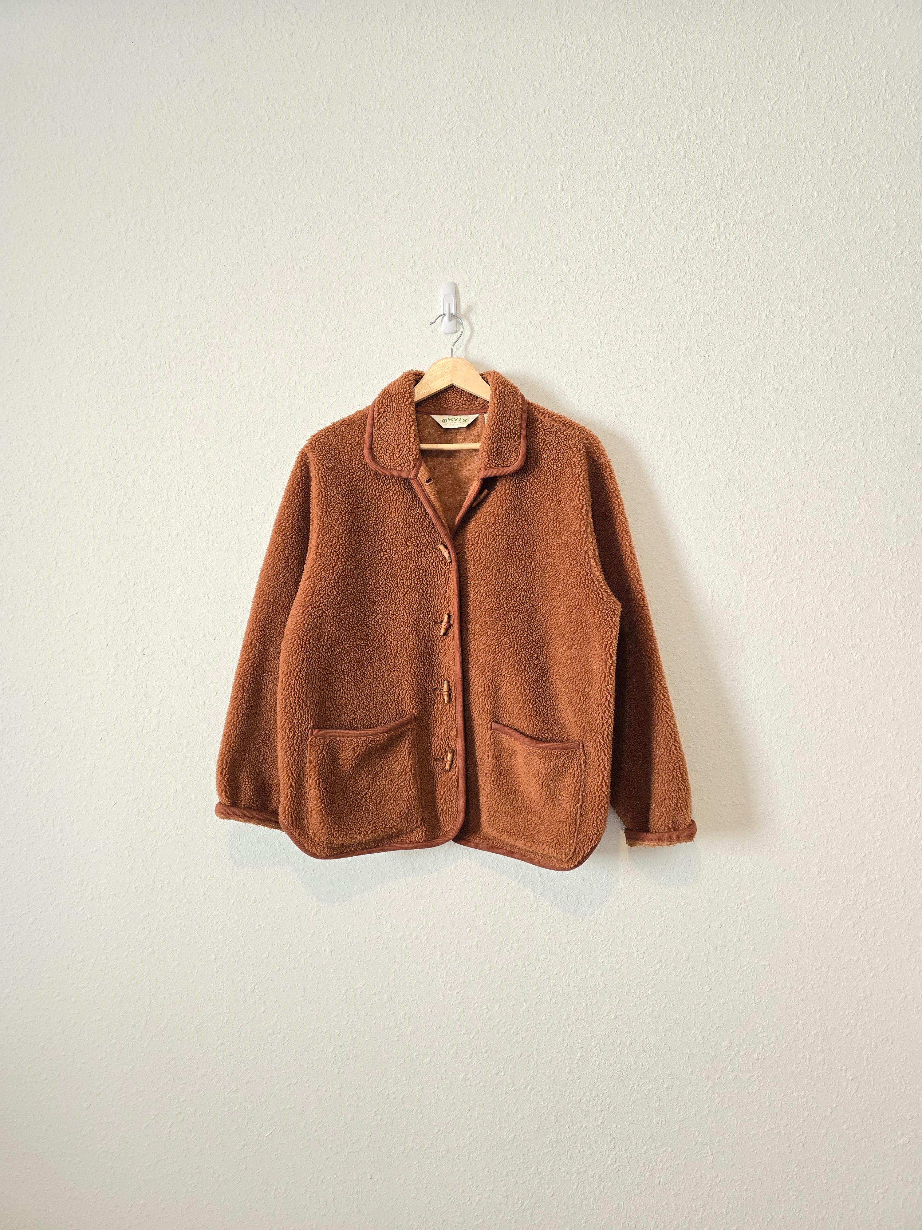 Cozy Fleece Button Up Jacket (M)