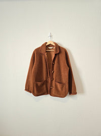 Cozy Fleece Button Up Jacket (M)