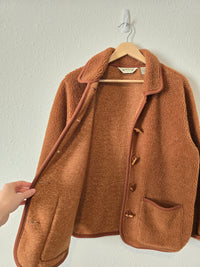 Cozy Fleece Button Up Jacket (M)